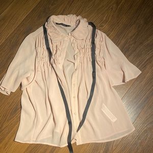 Zara Shirt S Nude Never worn